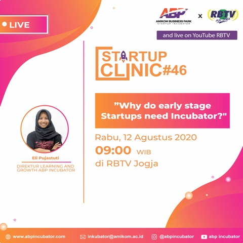 Startup Clinic #46 : Why do early stage Startups need Incubator?