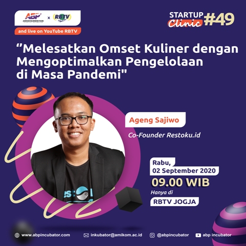 Startup Clinic #49 : Melesatkan Omset Kuliner dengan Mengoptimalkan Pengelolaan di Masa Pandemi